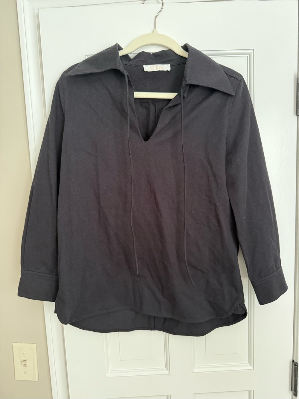 Chloé black blouse Size 38